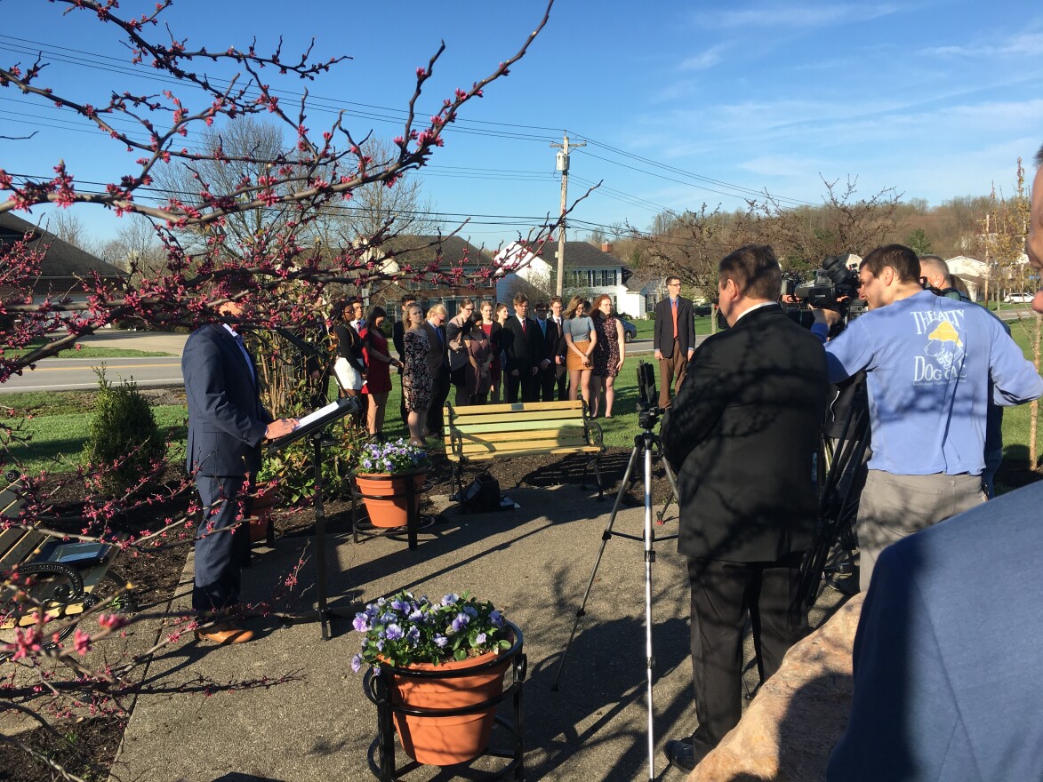 Tuesday past and present residents, first responders and city and township officials gathered to remember the devastation and how the community came together to rebuild.